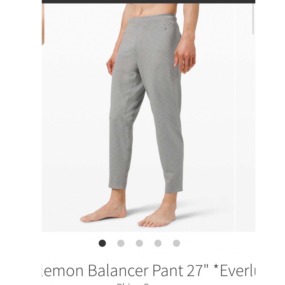 Lululemon Balancer Pant Everlux Gray Mens XXL Joggers activewear quiet luxury
